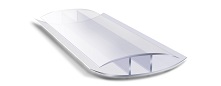 картинка Профиль соединительный цельный прозрачный для поликарбоната 6 мм от магазина Альфа Плейс